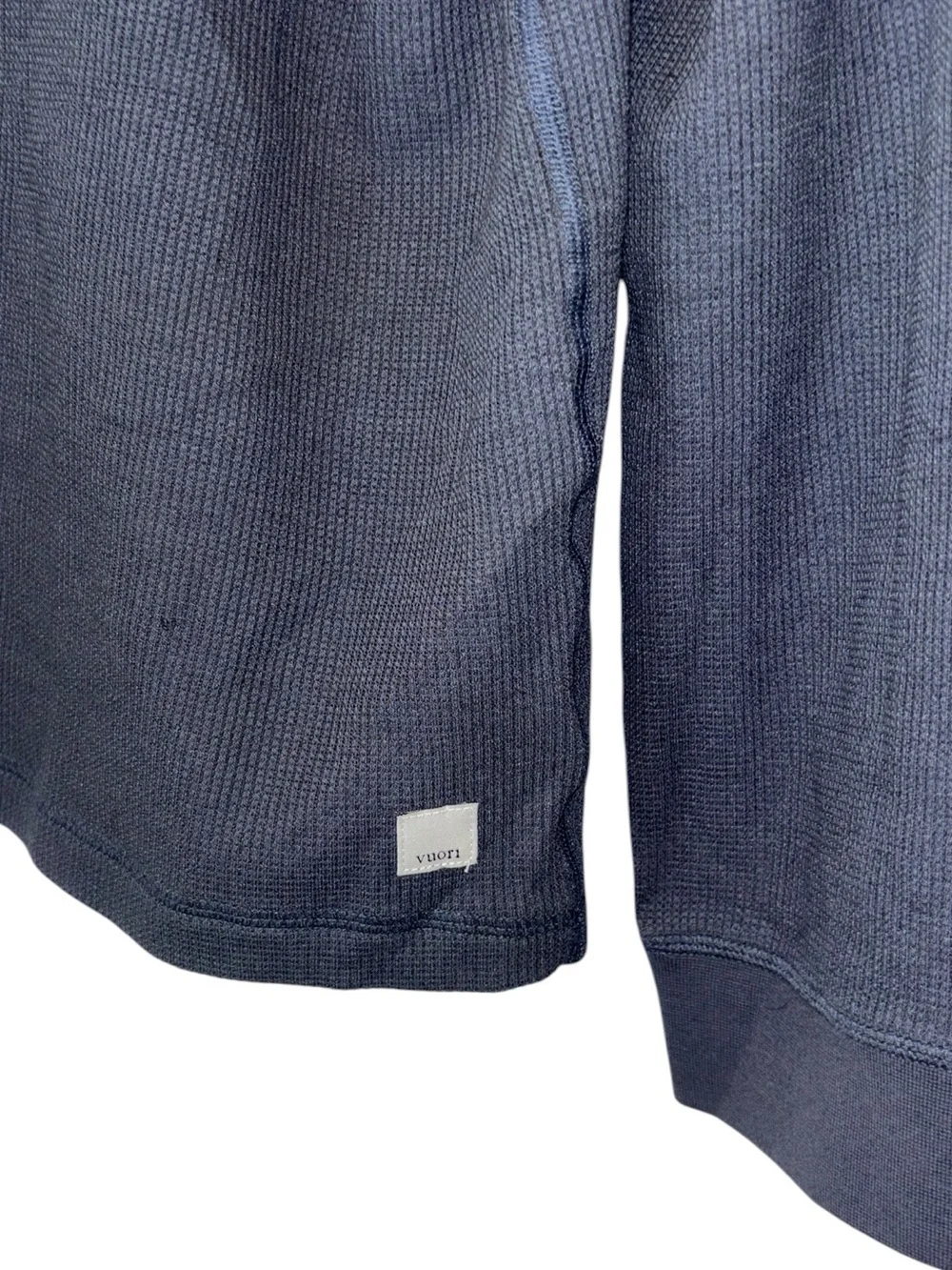Vuori Heather Gray Waffle Long Sleeve XXL